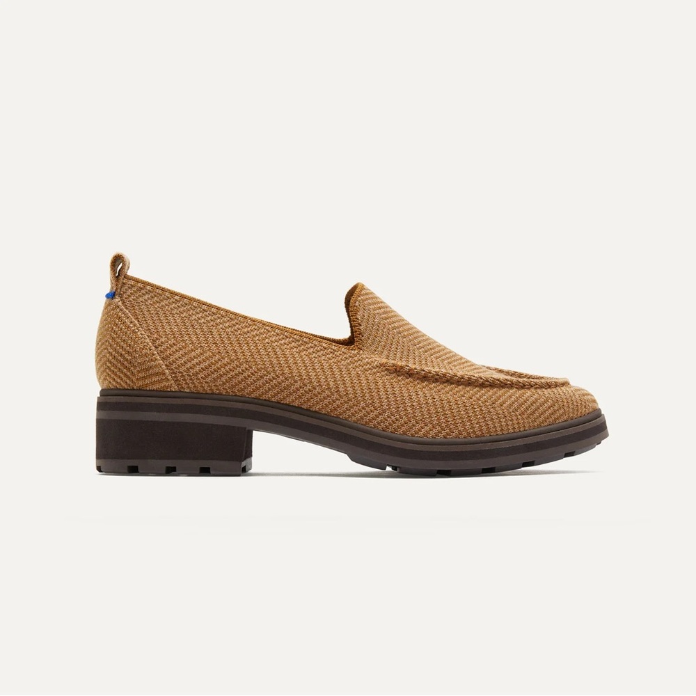 Rothy's Brown Lug Sole Loafer Mules
